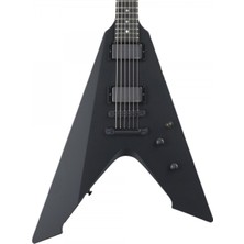 Esp Ltd Lvultureblks James Hetfield Signature Vulture (Black Satin) | V Kasa Mat Siyah Emg Het Set