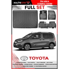 Toyota Proace City Seperatörlü 2019 Sonrası Bagaj ve Pro Serisi Havuzlu Paspas Takımı