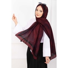 Msc Elegance Desenli Şal Serisi Bordo