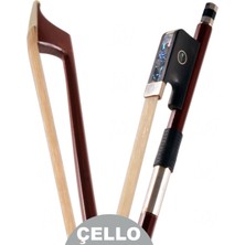 Dominguez CB44P Profesyonel Çello Yayı | Gümüş Sargı Seçilmiş At Kılı