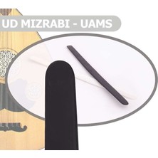 Manuel Raymond Uams Ud Mızrabı (Siyah) | Standart Sertlik Dayanıklı Malzeme