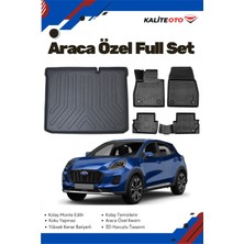 Ford Puma 2024 Model Yumuşak Paspas+Alt Bagaj Havuzu Seti