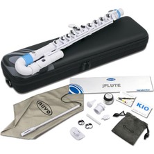 Nuvo NV-N200JFBL Jflute Yan Flüt (Mavi) | %100 Yıkanabilir Hafif Gövde, Kavisli Ağızlık Sistemi, Çocuklar Için Ergonomik Tasarım