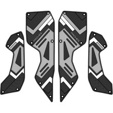 Alkan MB Yamaha Nmax 2024 Kauçuk Basamak Takımı 4 Parça Beyaz Detaylı Model 708