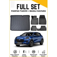Ford Puma 2021 Model Alt Birebir Uyumlu Bagaj Havuzu+Paspas Seti