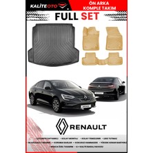 Renault Megane 4 Sedan Çift Kulaklı 2016 Sonrası 4d Bagaj ve Pro Serisi Havuzlu Bej Paspas Takımı