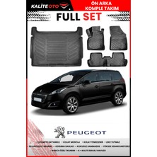 Peugeot 5008 Crossover 2016 Model 4d Bagaj ve Pro Serisi Havuzlu Paspas Takımı