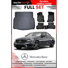 Mercedes C Serisi W205 Rampalı 2018 Model 4d Bagaj ve Pro Serisi Havuzlu Paspas Takımı