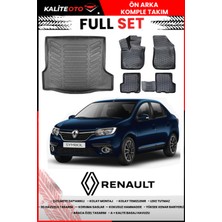 Renault Symbol 2018 Model 4d Bagaj ve Pro Serisi Havuzlu Paspas Takımı