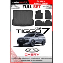 Chery Yeni Tiggo 7 2026 ve Sonrası 4d Havuzlu Paspas Takımı ve Bagaj Havuzu Seti
