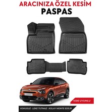 Citroen C4 Elektrikli 2024 Model Araca Özel Havuzlu Paspas Takım