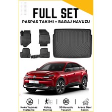 Citröen C4 Mhev 2024-2025 Model Üst Birebir Uyumlu Bagaj Havuzu+Paspas Seti