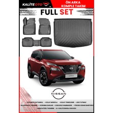 Nissan X-Trail 5 Koltuk E-Power 2022 Sonrası 4d Bagaj ve Pro Serisi Havuzlu Paspas Takımı