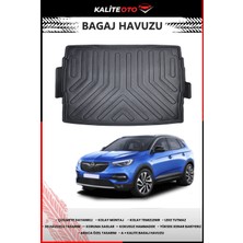 Opel Grandland 2021-2024 4d Üst Bagaj Havuzu Araca Özel Birebir Uyumlu Kokusuz