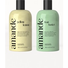 Amande Yellow Lemon ve Fruit Basket Parfümlü Duş Jeli 2X380ML