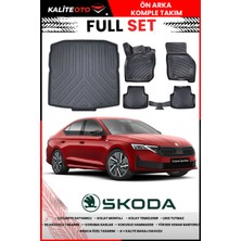 Skoda Octavia 2020 Model 4d Bagaj ve Pro Serisi Havuzlu Paspas Takımı