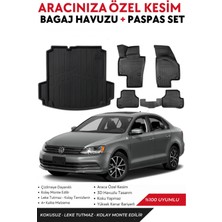Volkswagen Jetta 2012-2013-2014-2015 Cepli Model Bagaj Havuzu+Paspas Full Takım+Hediyeli