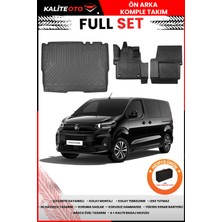 Citroen Jumpy Spacetourer 8+1 2022 Model Bagaj Havuzu+Paspas Takımı Full Set+Hediyeli
