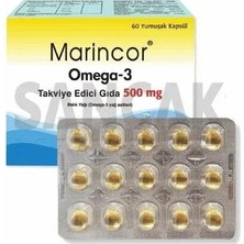 Marincor Omega 3 500 Mg 60 Kapsül