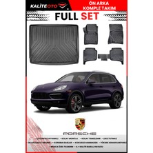 Porsche Cayenne 2011-2018 4d Bagaj ve Pro Serisi Havuzlu Paspas Takımı