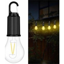Astraltech Şarjlı Dekoratif Kamp Lambası Askılı Ampul LED Işık Type-C Girişli
