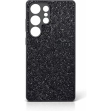 Bde Trio Samsung S25 Ultra Trio Siyah Taşlı Kılıf