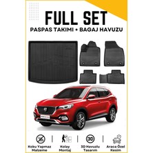 Mg Hs Benzin 2023-2024-2025 Model Birebir Uyumlu Bagaj Havuzu+Paspas Seti