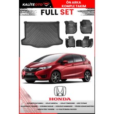 Honda Jazz 2018 Model 4d Bagaj ve Pro Serisi Havuzlu Paspas Takımı