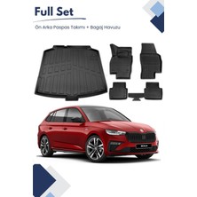 Skoda Scala 2022 Model Tam Uyumlu Paspas+Bagaj Havuzu Seti