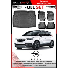 Opel Crossland x 2020 Model 4d Alt Bagaj ve Pro Serisi Havuzlu Paspas Takımı