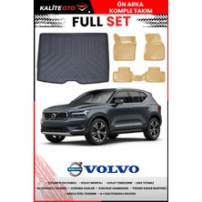 Volvo XC40 2018 Sonrası 4d Bagaj ve Pro Serisi Havuzlu Bej Paspas Takımı