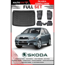 Skoda Fabia Hatchback 2000 Model 4d Bagaj ve Pro Serisi Havuzlu Paspas Takımı