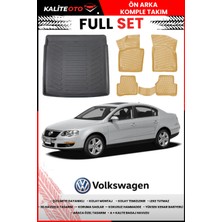 Volkswagen Passat B6 2005-2010 4d Bagaj ve Pro Serisi Havuzlu Bej Paspas Takımı