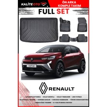 Renault Captur 2025 Model 4d Üst Bagaj ve Pro Serisi Havuzlu Paspas Takımı