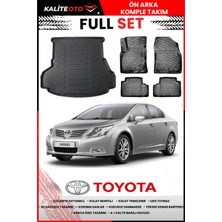 Toyota Avensis 2016 Model 4d Bagaj ve Pro Serisi Havuzlu Paspas Takımı