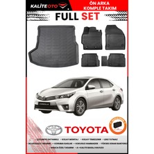 Toyota Corolla 2016 Model Bagaj Havuzu+Paspas Takımı Full Set+Hediyeli
