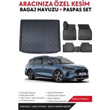 Ford Focus 5 Stw 2024 Model Üst Kısım Bagaj Havuzu+Paspas Takımı Full Takım