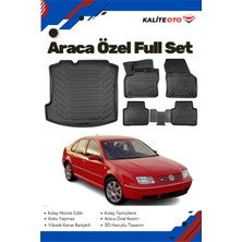 Volkswagen Bora 2000 Model Yumuşak Paspas+Bagaj Havuzu Seti