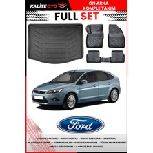 Focus 2 Hatchback Ince Stepne 2005-2010 4d Bagaj ve Pro Serisi Havuzlu Paspas Takımı