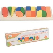 Edutoys PARÇA BÜTÜN GEOMETRİK ŞEKİLLER 5'Lİ