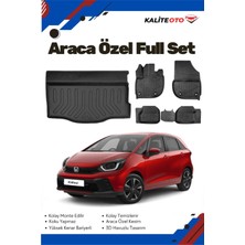 Honda Jazz Executive 2023 Model Yumuşak Paspas+Bagaj Havuzu Seti