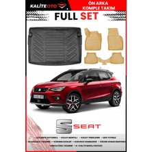 Seat Arona 2025 Model 4d Üst Bagaj ve Pro Serisi Havuzlu Bej Paspas Takımı