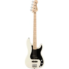 Squier 0378553505 Affinity Precision Bass Pj Gitar (Olympic White) | Akçaağaç Klavye Beyaz Gövde ve Güçlü Bas Tonları