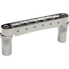 Graphtech Graph Tech PM-8863-C0 Resomax Nv1 Tune-O-Matic Köprü - 6mm Krom (Profesyonel) | Hafif ve Yüksek Rezonanslı Resomax Alaşımı, 6mm Büyük Post Uyumu ve Kusursuz Akort Kararlılığı