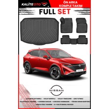 Nissan Qashqai E-Power 2022 Sonrası 4d Alt Bagaj ve Pro Serisi Havuzlu Paspas Takımı