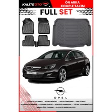 Opel Astra J Hatchback 2013 Model 4d Bagaj ve Pro Serisi Havuzlu Paspas Takımı