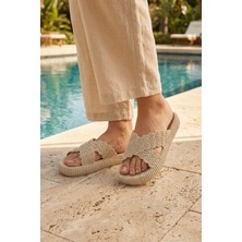 Waykon Kadın Yazlık Ev Banyo Islak Zemine Uygun Terlik