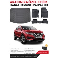 Nissan Qashqai 2018 Model Alt Bagaj Havuzu+Paspas Takımı Full Set+Hediyeli