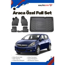 Opel Corsa D 2014 Model Yumuşak Paspas+Bagaj Havuzu Seti