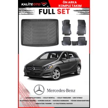 Mercedes B Serisi W246 2014 Model 4d Bagaj ve Pro Serisi Havuzlu Paspas Takımı